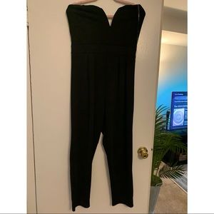 Strapless Black Jumpsuit